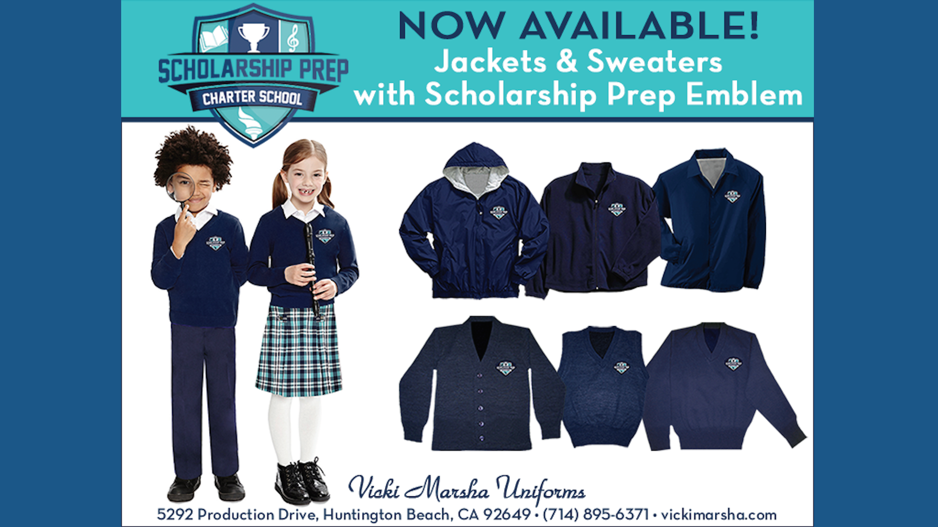 Scholarship Prep Outerwear Still Available